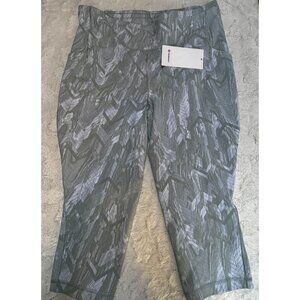 Lululemon Swift Speed High Rise Crop 21" Reverberate Chevron Jacquard Sz 20 New